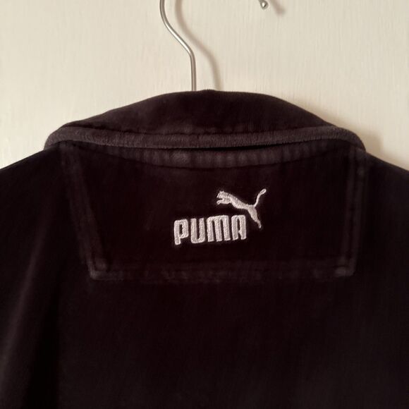 Vtg Puma Velour Full Zip Track Jacket Brown | Mens XL - Picture 10 of 16